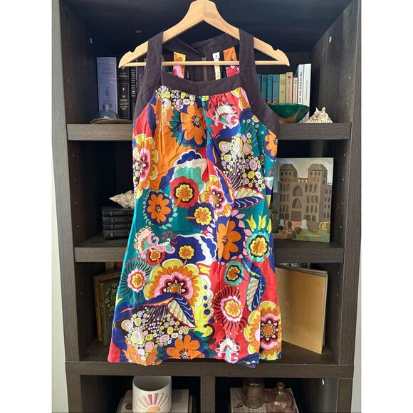 Uncle Frank Dresses & Skirts - Vintage Uncle Frank Retro Multicolor Floral Mini Dress Size Small